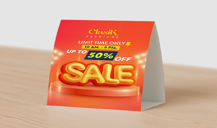 Service Provider of Table Tent Cards Printing in New Delhi, Delhi, India.